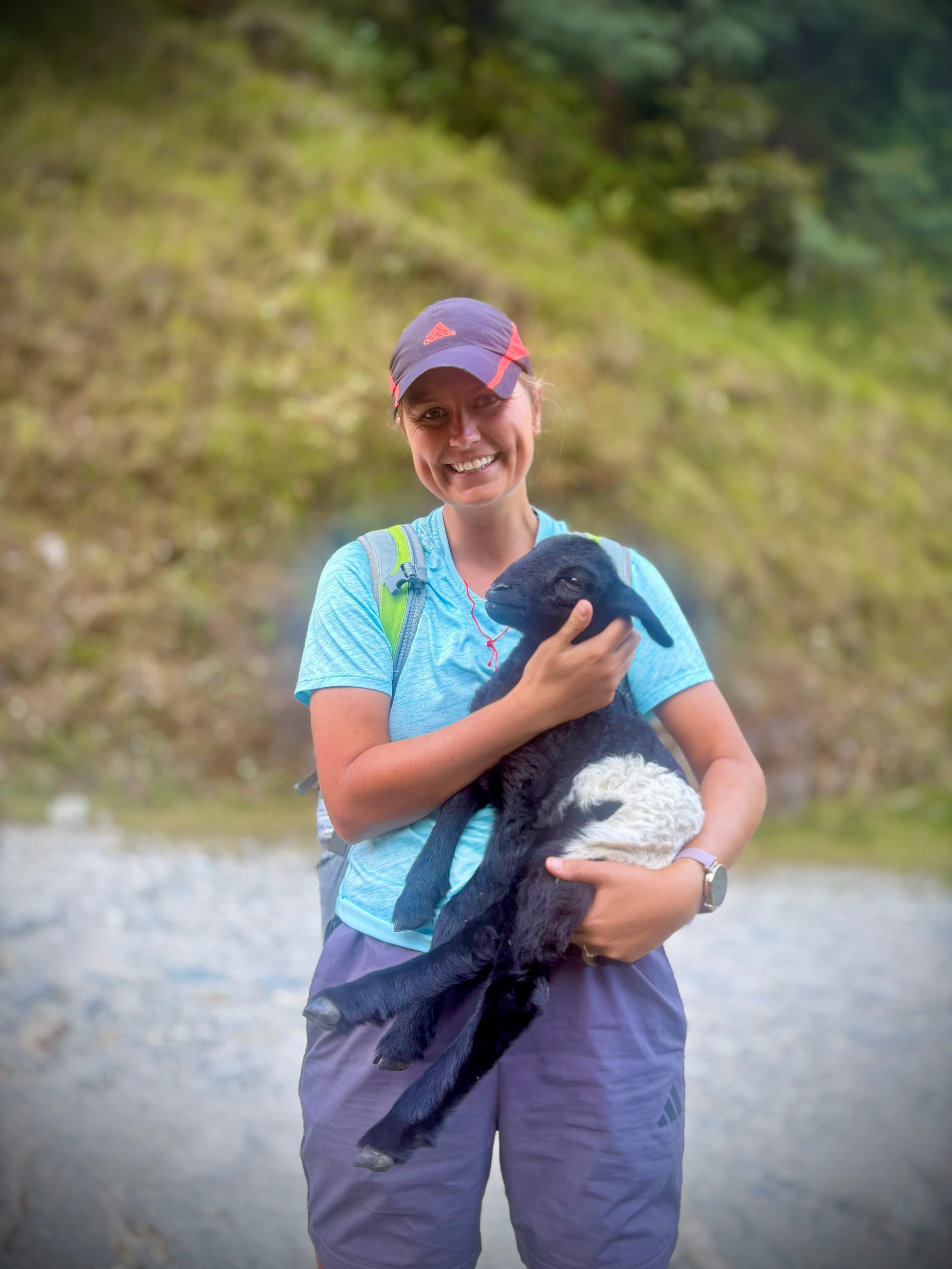 Joyful moments on the trekking trail